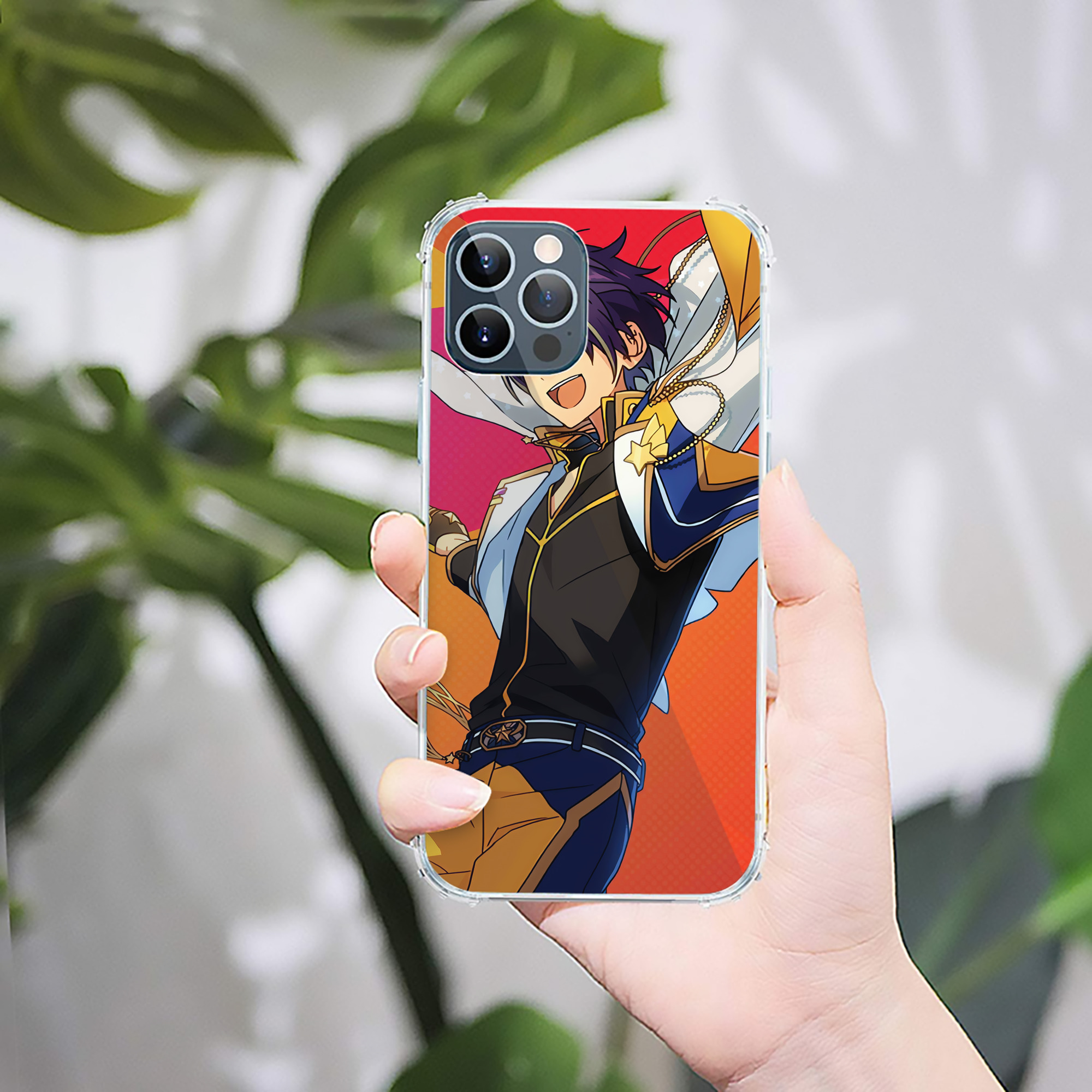 （画像用） あんさんぶるスターズ! Ensemble Stars 【iPhone 12シリーズ対応】透明スマホケース（クリアソフトケース）